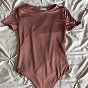 Rust Short Sleeve Bodysuit